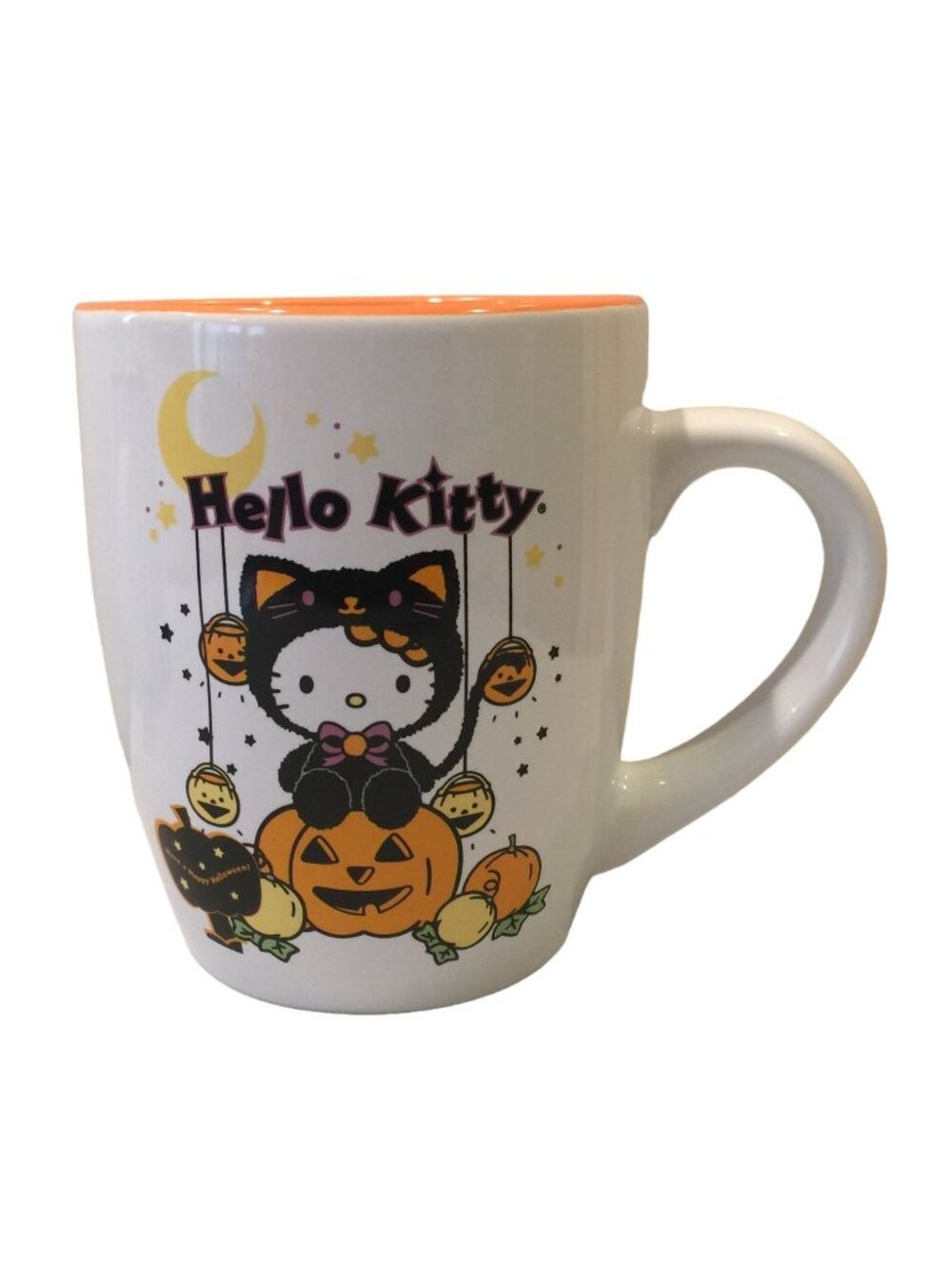 Sanrio Hello Kitty Halloween Jack O Lantern Large 25 oz Ceramic Mug